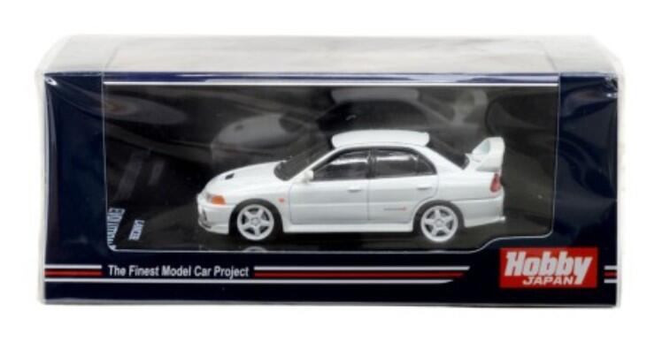 Hobby Japan - #HJ641011CW - Mitsubishi Lancer GSR Evolution IV (CN9A) - Version personnalisée - Scortia white - 1/64