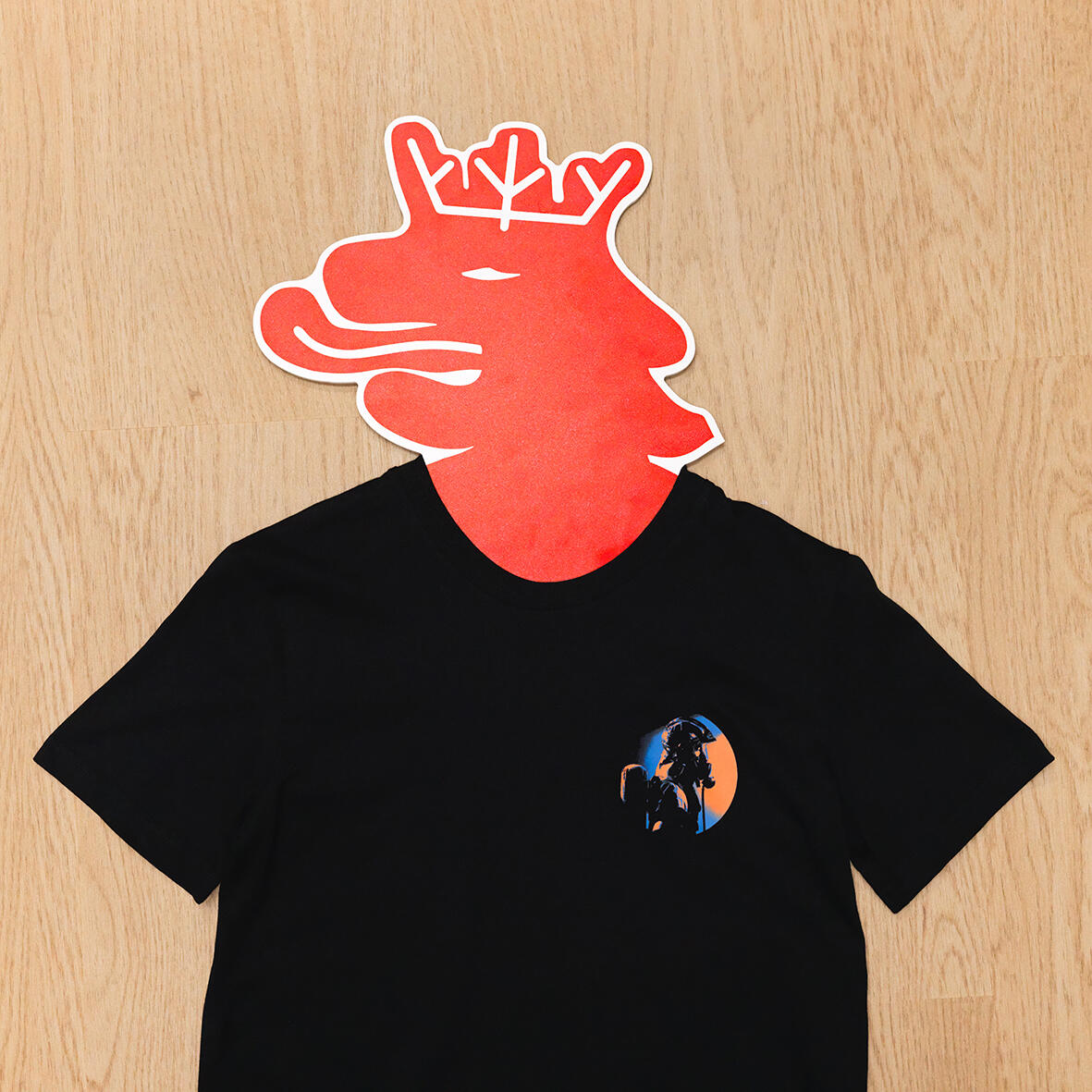 BLACK FIREFIGHTER T-SHIRT