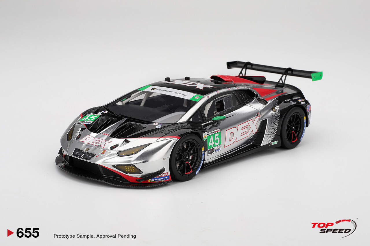 Topspeed 1:18 Lamborghini Huracan GT3 EVO2 2024 - Modèle Résine - Figurine Collection