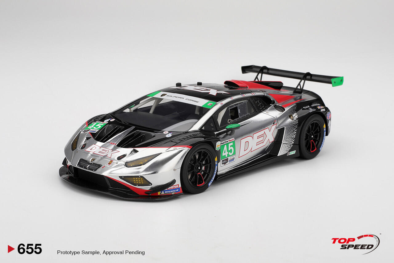 [Available for pre-order] TopSpeed - #TS0655 - Lamborghini Huracán GT3 EVO2 #45 DEX Wayne Taylor Racing - 2025 Daytona 24 Hours - 1/18