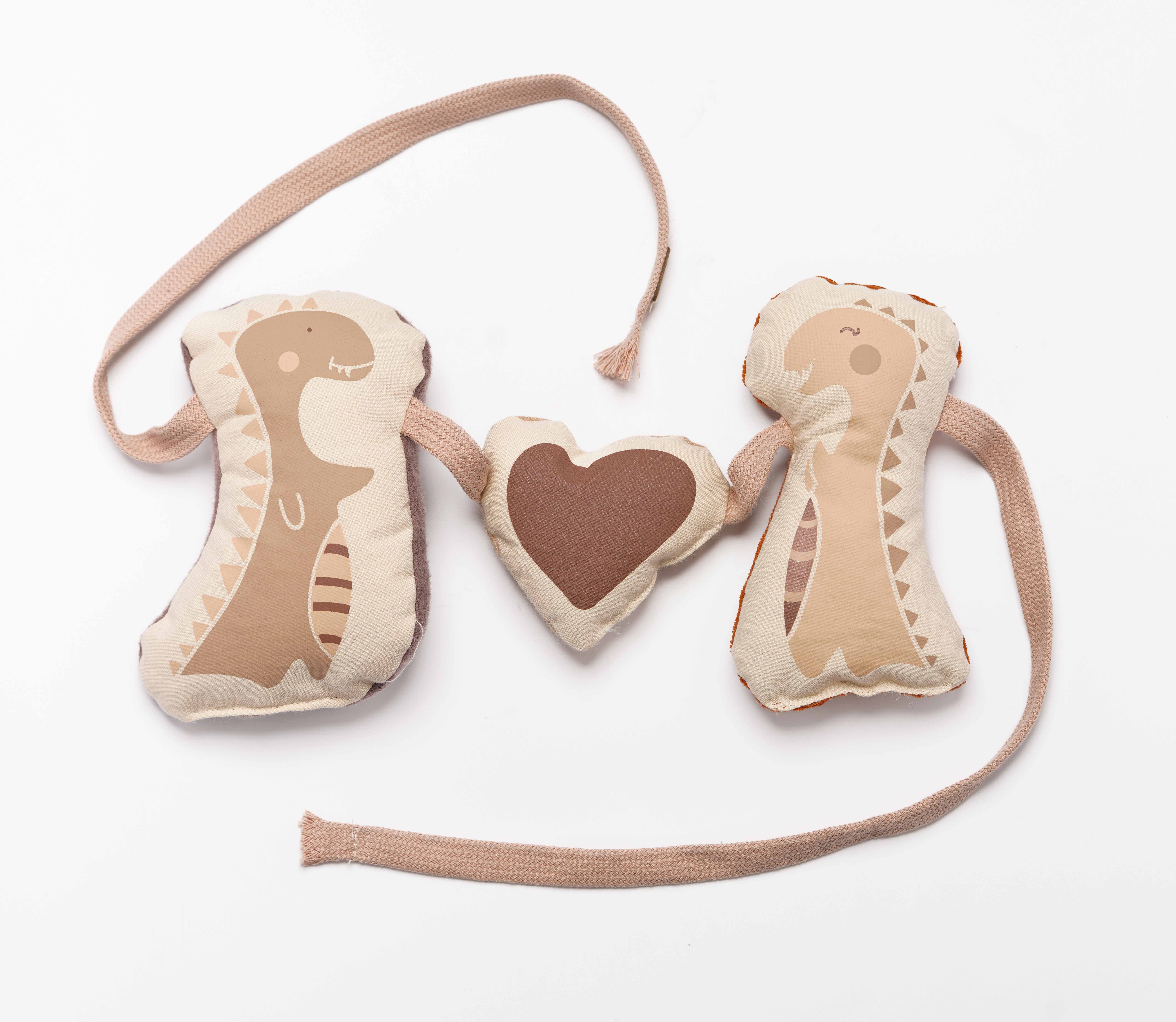 Kinderwagen Kuscheltier - Dinos