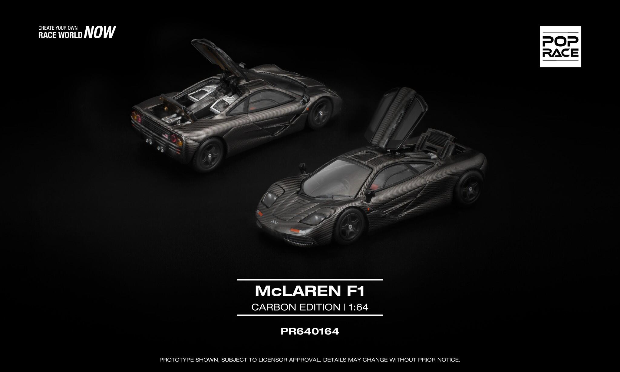 [En précommande] Pop Race - #PR64-164 - McLaren F1 - Carbon Edition - 1/64