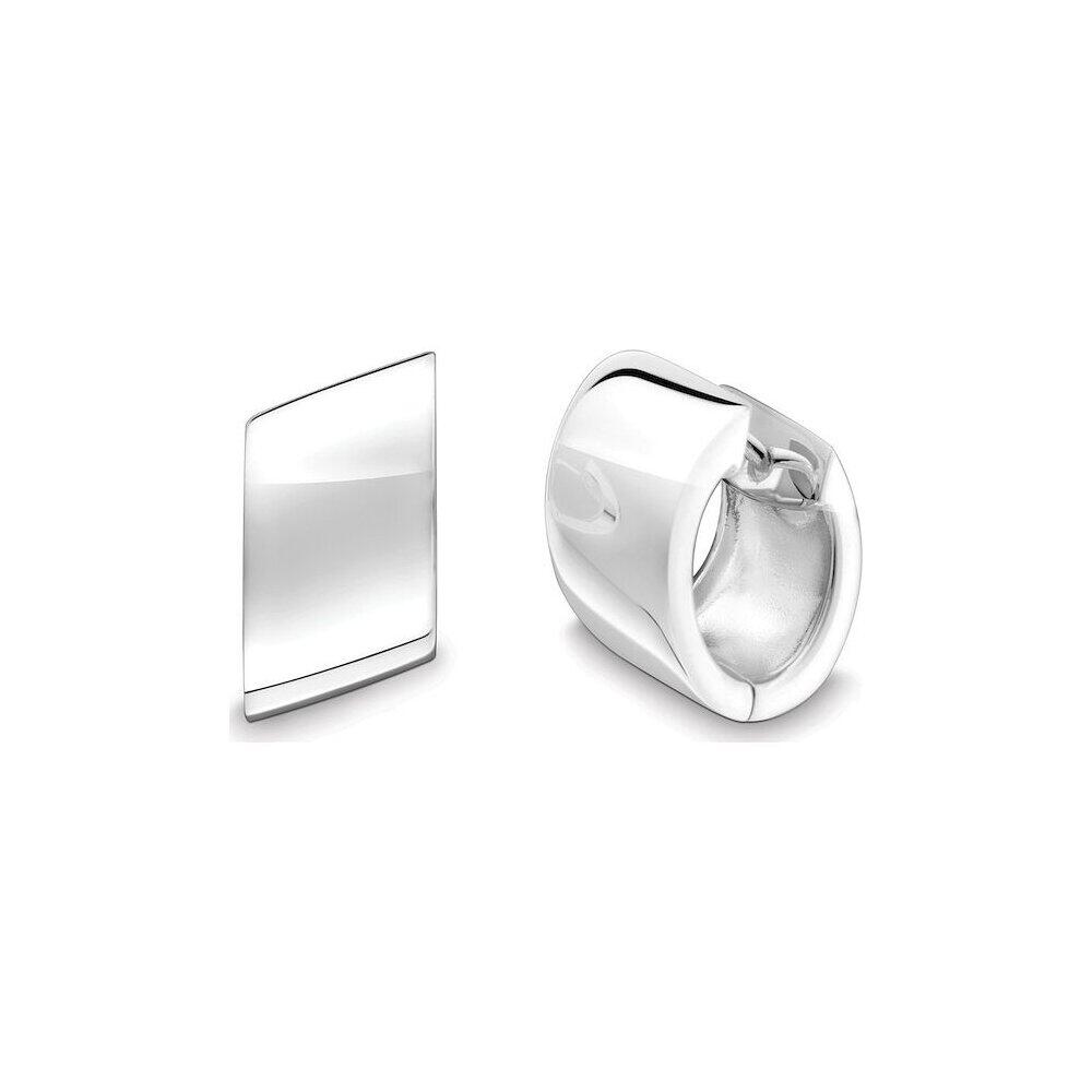 Quinn argent créoles à charnière 036 9400