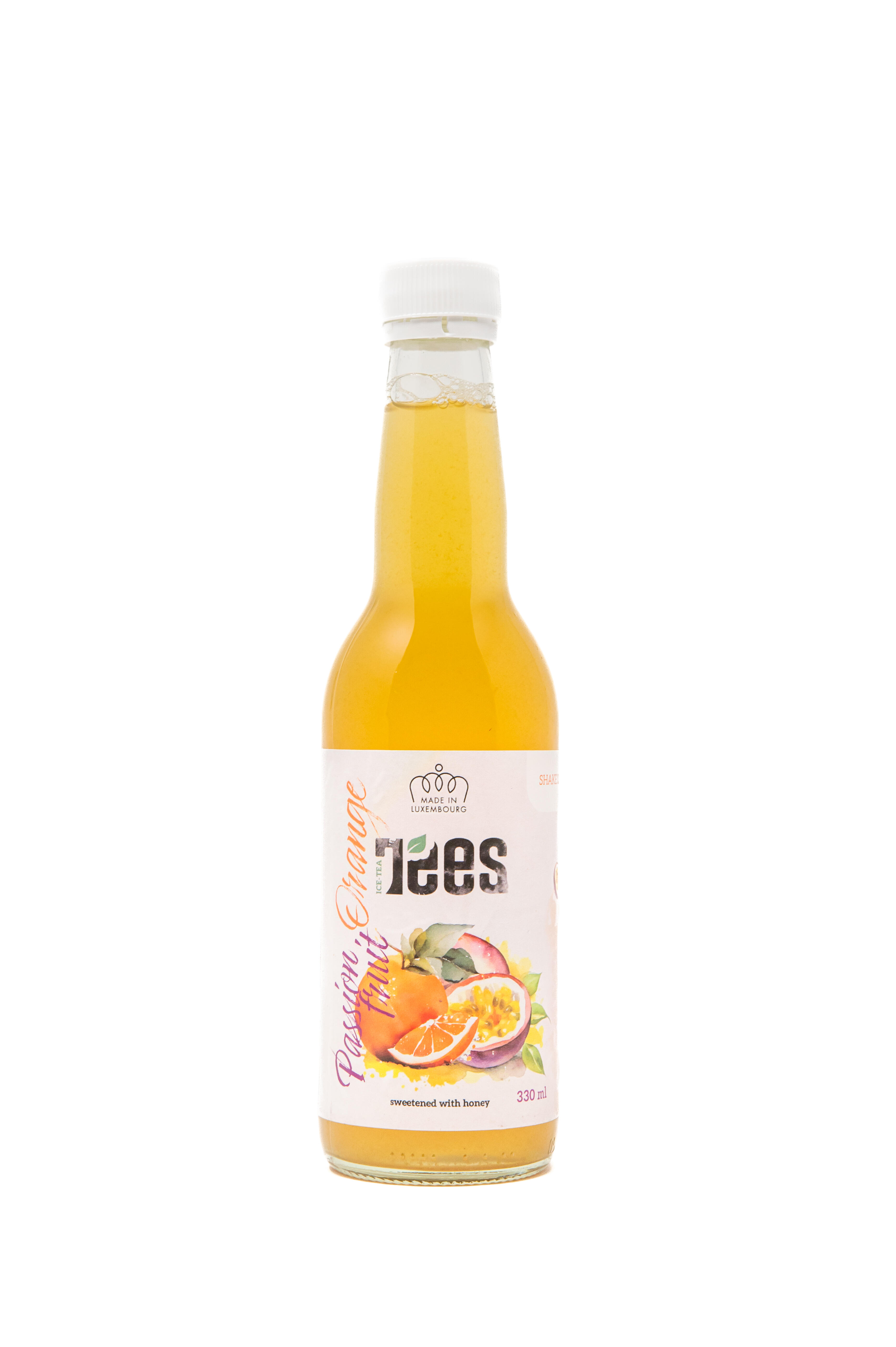 T’ees Thé Glacé au Fruit de la Passion – 24 x Bouteilles de 0,33L (1 Boîte)