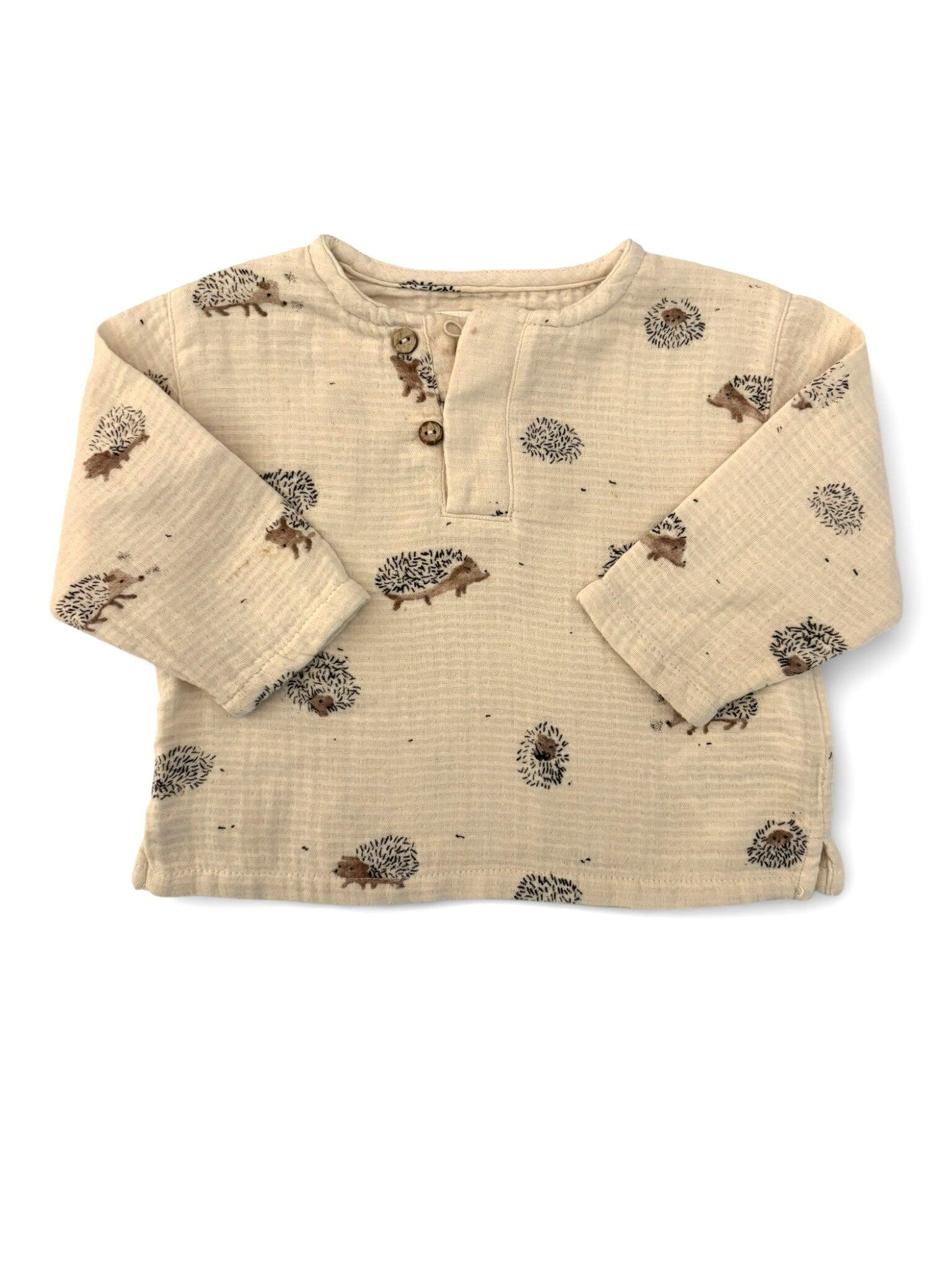 Play Up Hedgehog Chemise en mousseline (6 mois)