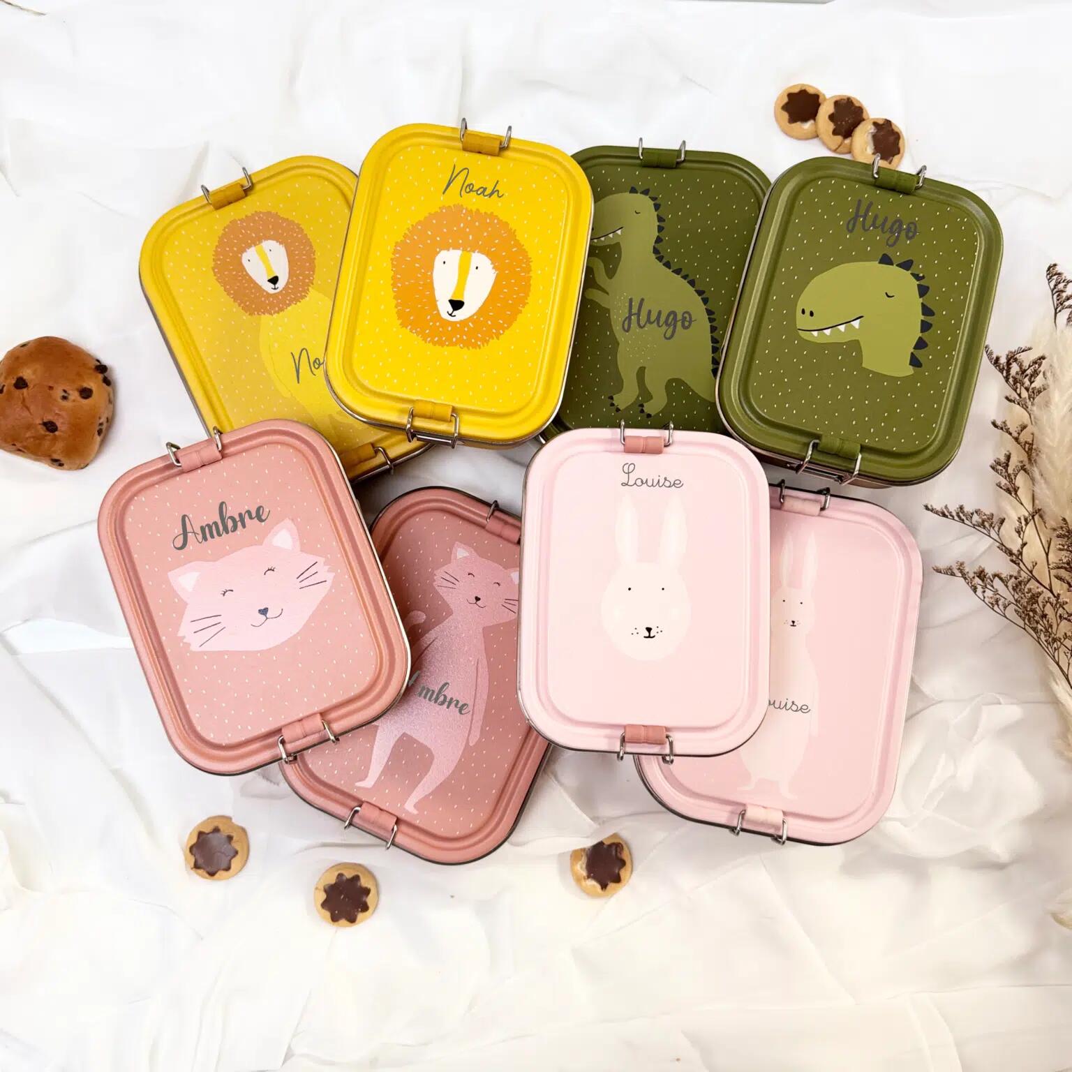 Lunchbox personnalisée animaux