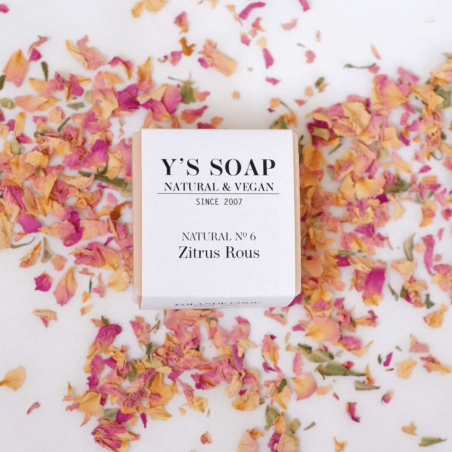 Y's soap Natural N°6 - Zitrus & Rous 55gr