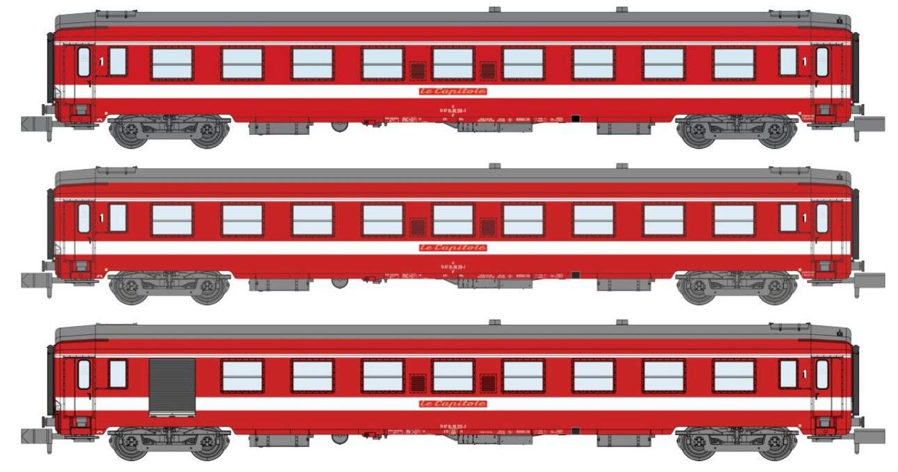 REE Models REE-Models NW-156 Set 3-pc. SNCF Le Capitole | Letzshop