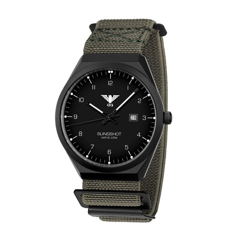 KHS - KHS.SLIBS.DFSGO - Armbanduhr - Herren - Quarz - SLINGSHOT Black Steel
