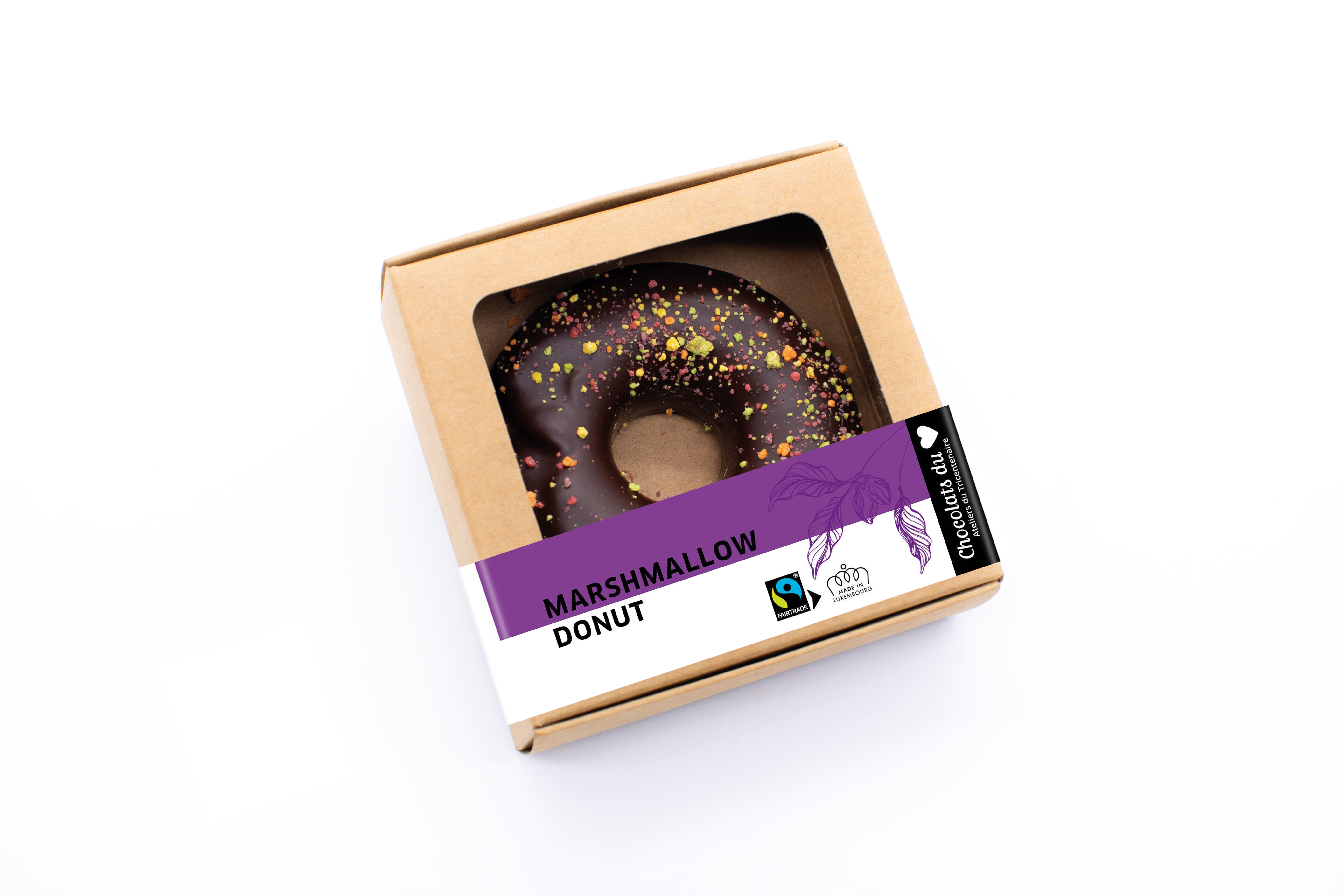 Marshmallow Donut, Fairtrade 50g.