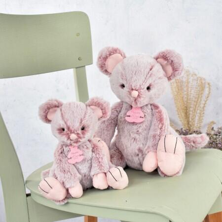 Pink Plush Mouse (17cm)