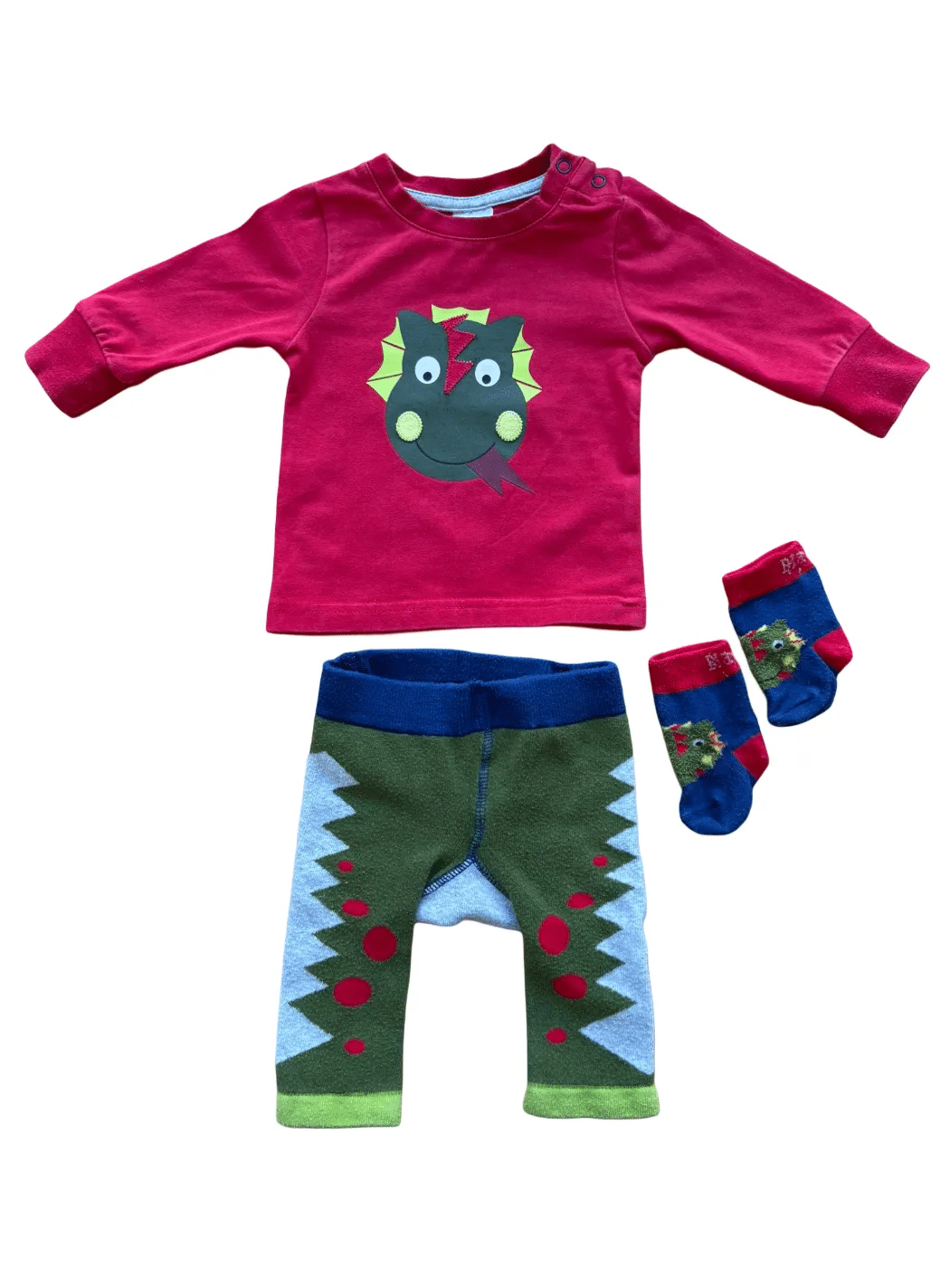 Blade & Rose Red Dragon Outfit Set (6M)