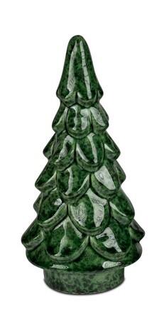 Dekobaum in tannengrün - Weihnachtsbaum aus Keramik - 30 cm 576