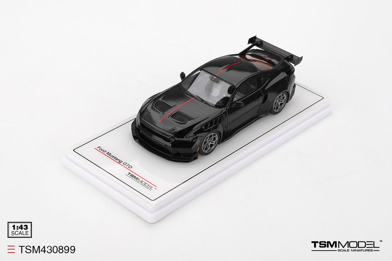 [Pre-order] TSM Model - #TSM430899 - Ford Mustang GTD - Shadow Black - 1:43