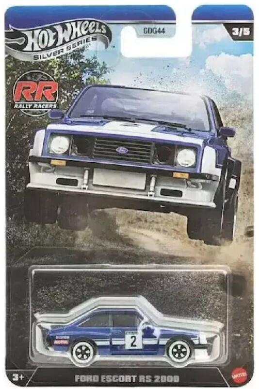 Hot Wheels - Silver Series - #GDG44 JKX62 - Rally Racers - Ford Escort RS 2000 - 1/64