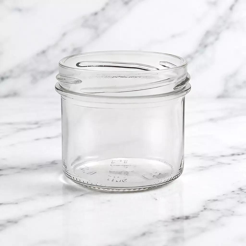 Straight-sided jar – honey jar with lid, 235 ml, TO 82