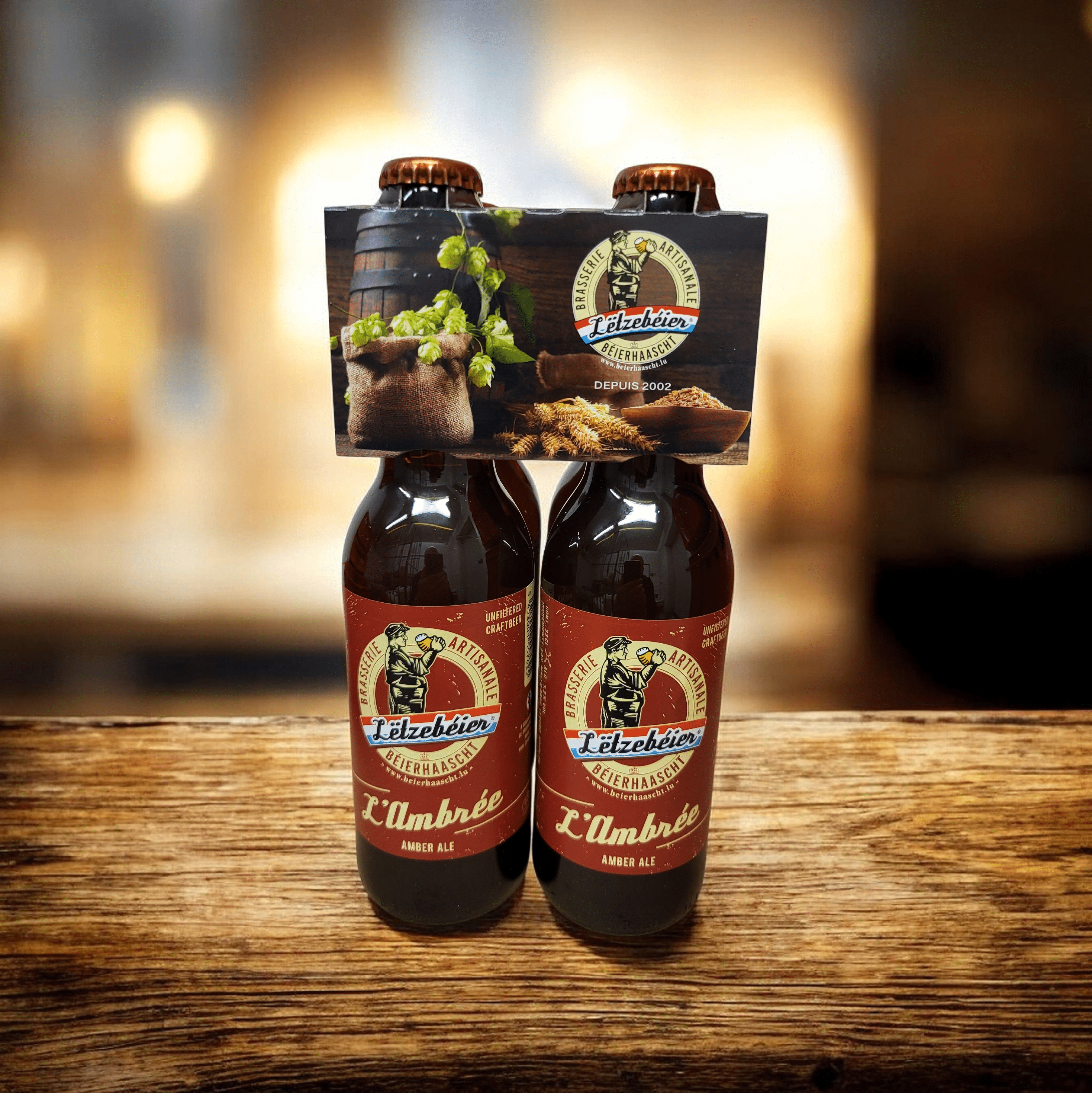 Lëtzebéier L'Ambrée, Amber Ale, 4-pack