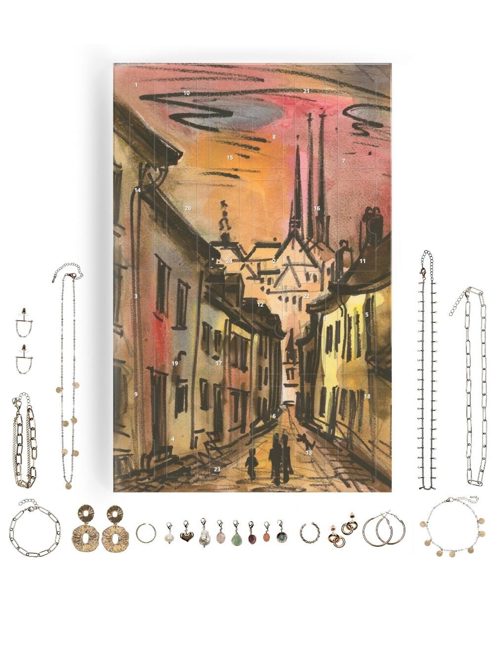 Calendrier de l'Avent avec des bijoux : Luxembourg Art Edition