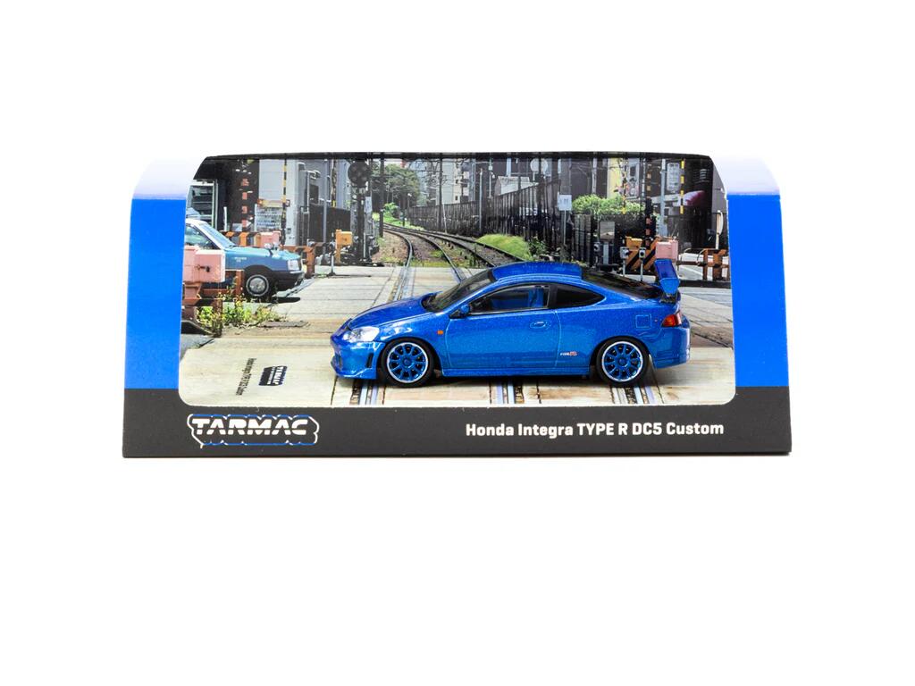 Tarmac Works - Road64 - #T64R-TL022-BL - Honda Integra Type-R (DC5) Custom - blue metallic - 1/64