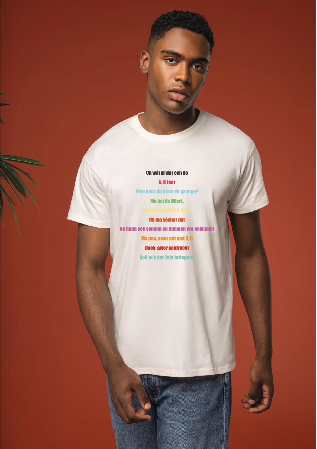 Lëtzebuerger Meme T-shirt Männer/Uni Modell