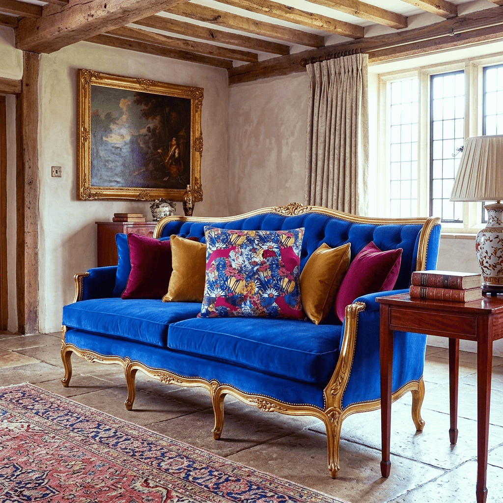 Coussin de velours de luxe August Queen