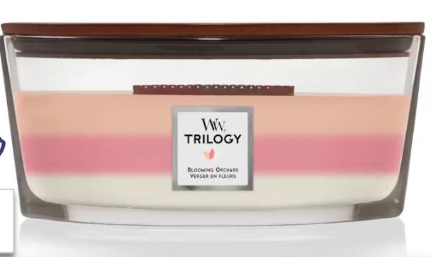 Crackling scented candle Sunlit Orchard 453.60 g Woodwick