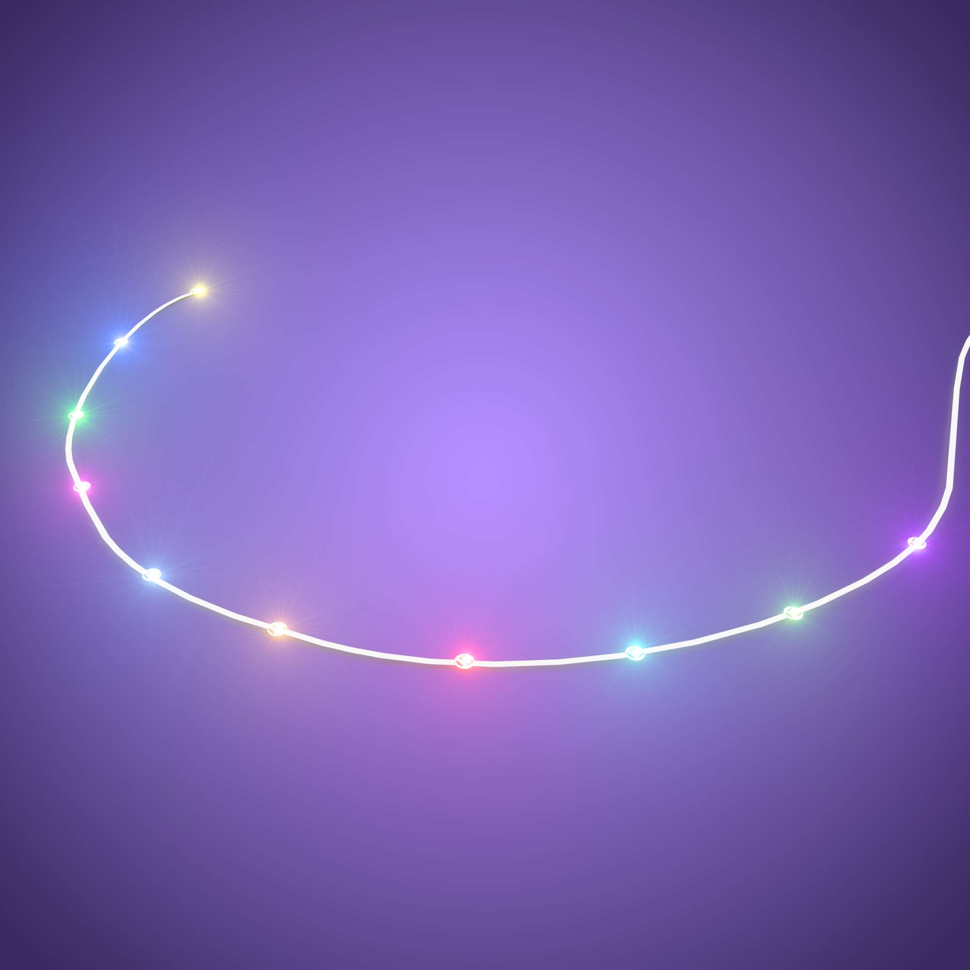 Light My Bricks (LMB) 2.0 – DIY – Astro Light String 10 LEDs (White) - Multi Colour 30cm (2 Pack)