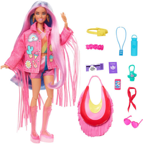 Barbie Extra Fly Poupée Voyage, tenue de safari 