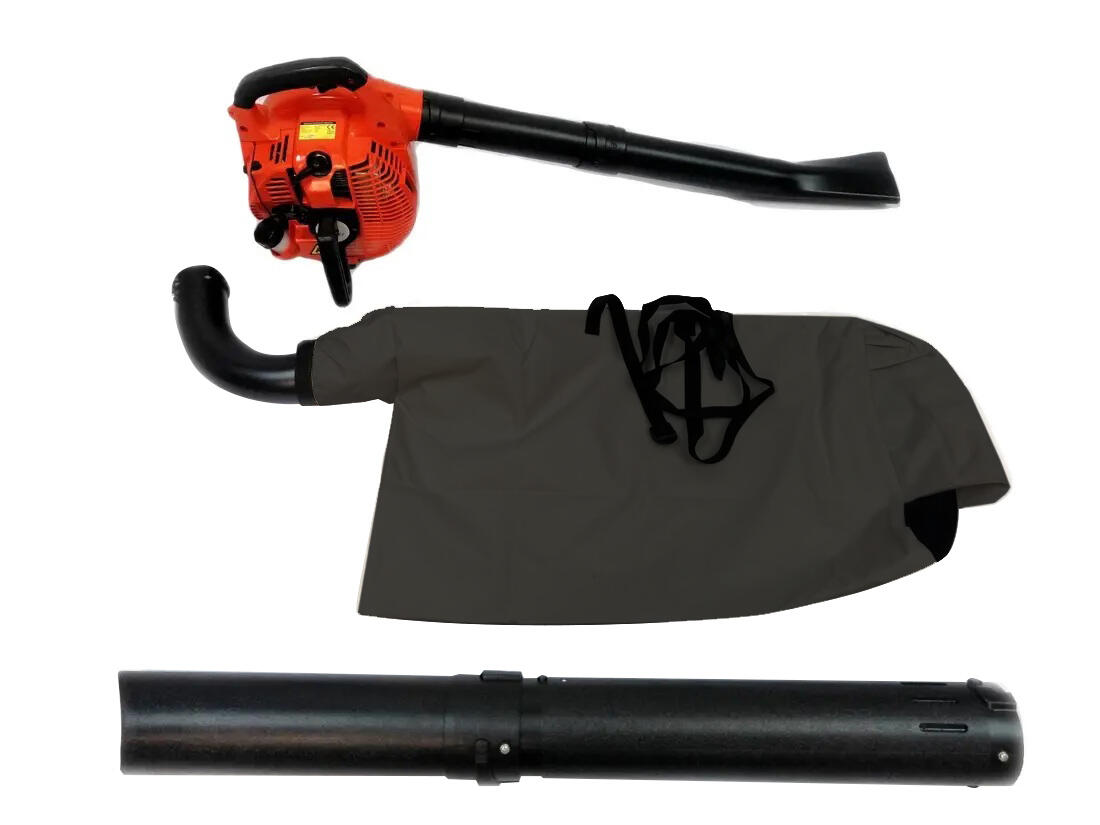 Varan Motors - EBV260 Gasbetriebener Laubbläser, Staubsauger und Häcksler, 1 PS 25,4 cm³ 0,75 kW Benzin