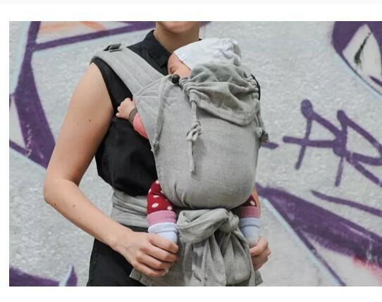 GIRASOL MYSOL Half Buckle, carrier with buckle hip belt, Color: Tulum, Gray