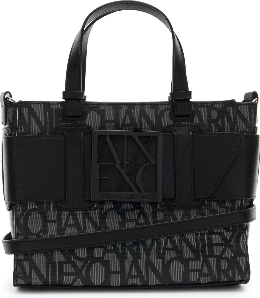 Sac à main, beige/noir, ARMANI EXCHANGE