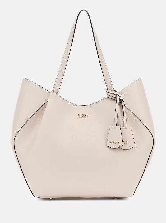 Sac fourre-cabas Amorette Taupe, GUESS