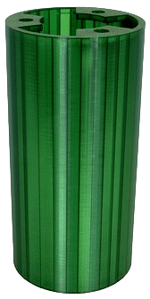 Tube only - DARK GREEN translucent