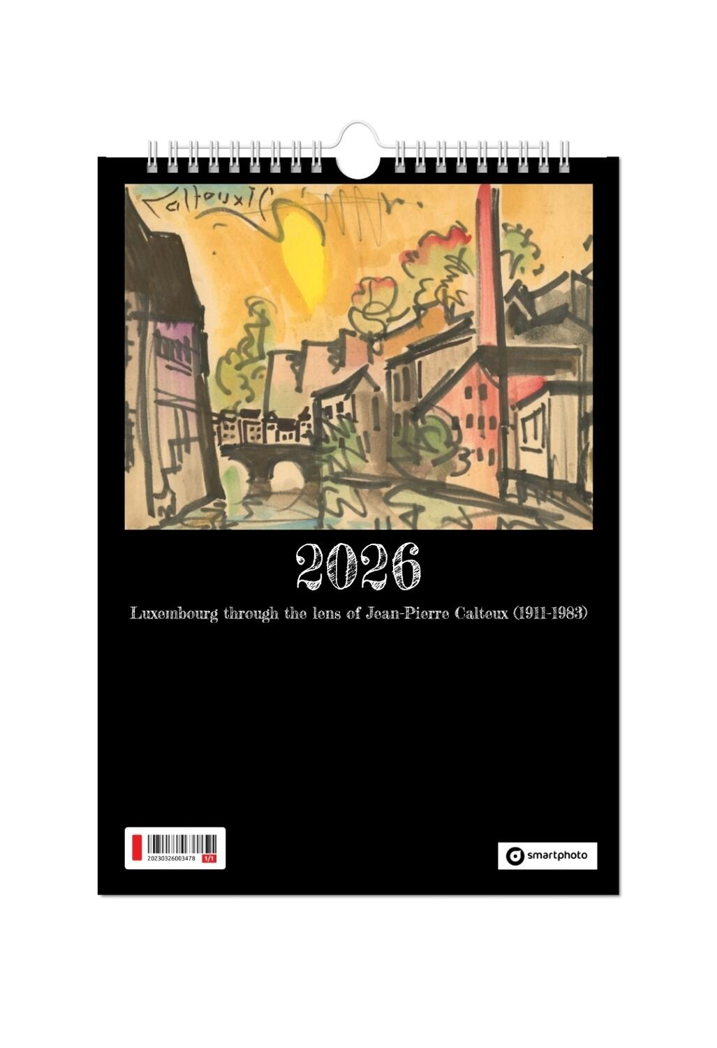 Wandkalender Luxembourg Art Collection 2026