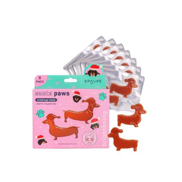 Spalife Patchs éclaircissants pour les yeux Santa Paws - 8 pack
