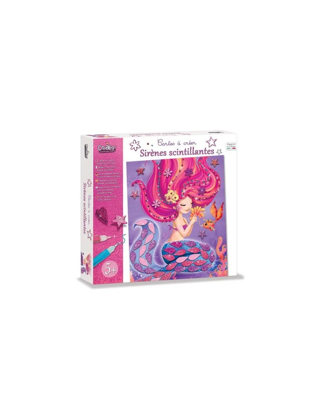 Coffret de cartes à créer – Sirènes scintillantes