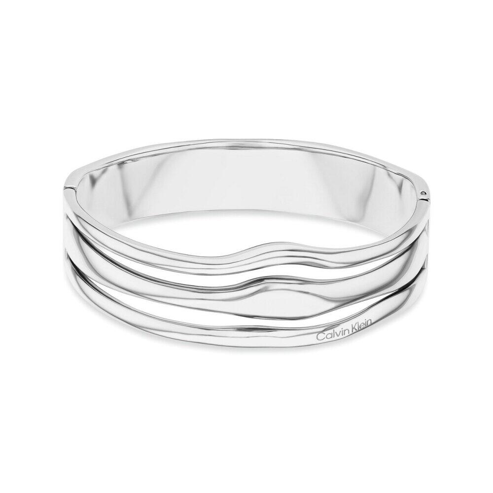 Calvin Klein - 35000718 - Bracelet rigide - pour femme - argent - 60x52mm