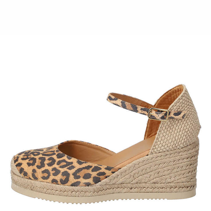 Sandales à talons compensés