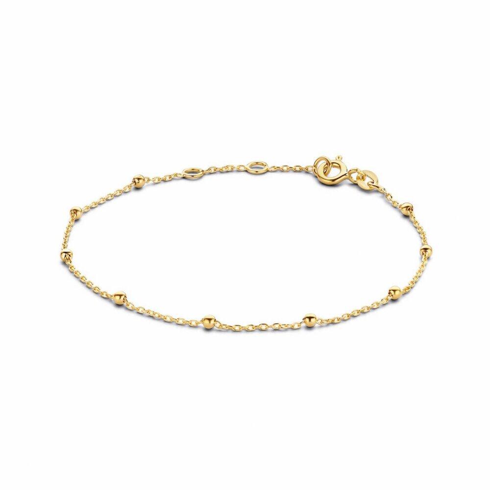 Jackie Gold - JKB21.106 - Bracelet - Women's - 14k Yellow Gold - Dotted - 18 cm