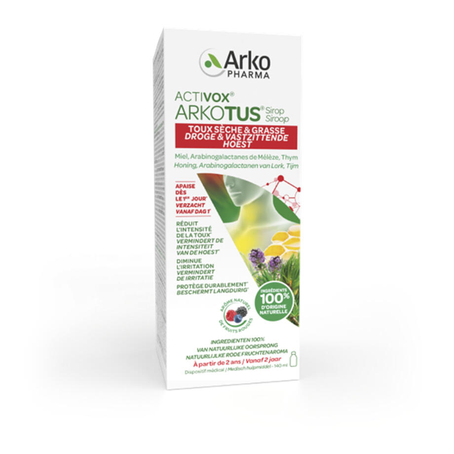 Activox Arkotus Sirop, toux seche & grasse