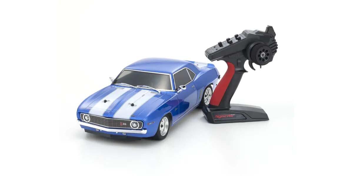 Kyosho Fazer FZ02 Chevy Camaro Z28 1969 bleu 1:10 Readyset Kyo: 34418T1C