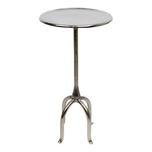 Beistelltisch hoch rund aus Aluminium 75 cm 2929