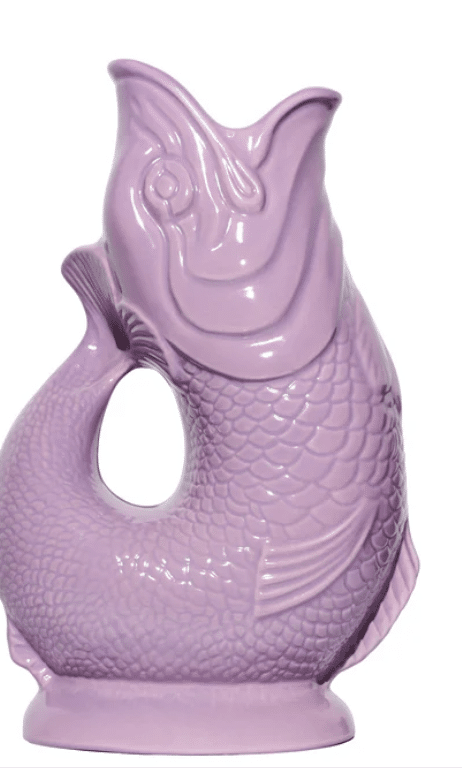 Gluckigluck - Gluggle Jug - Fish jug in lilac color