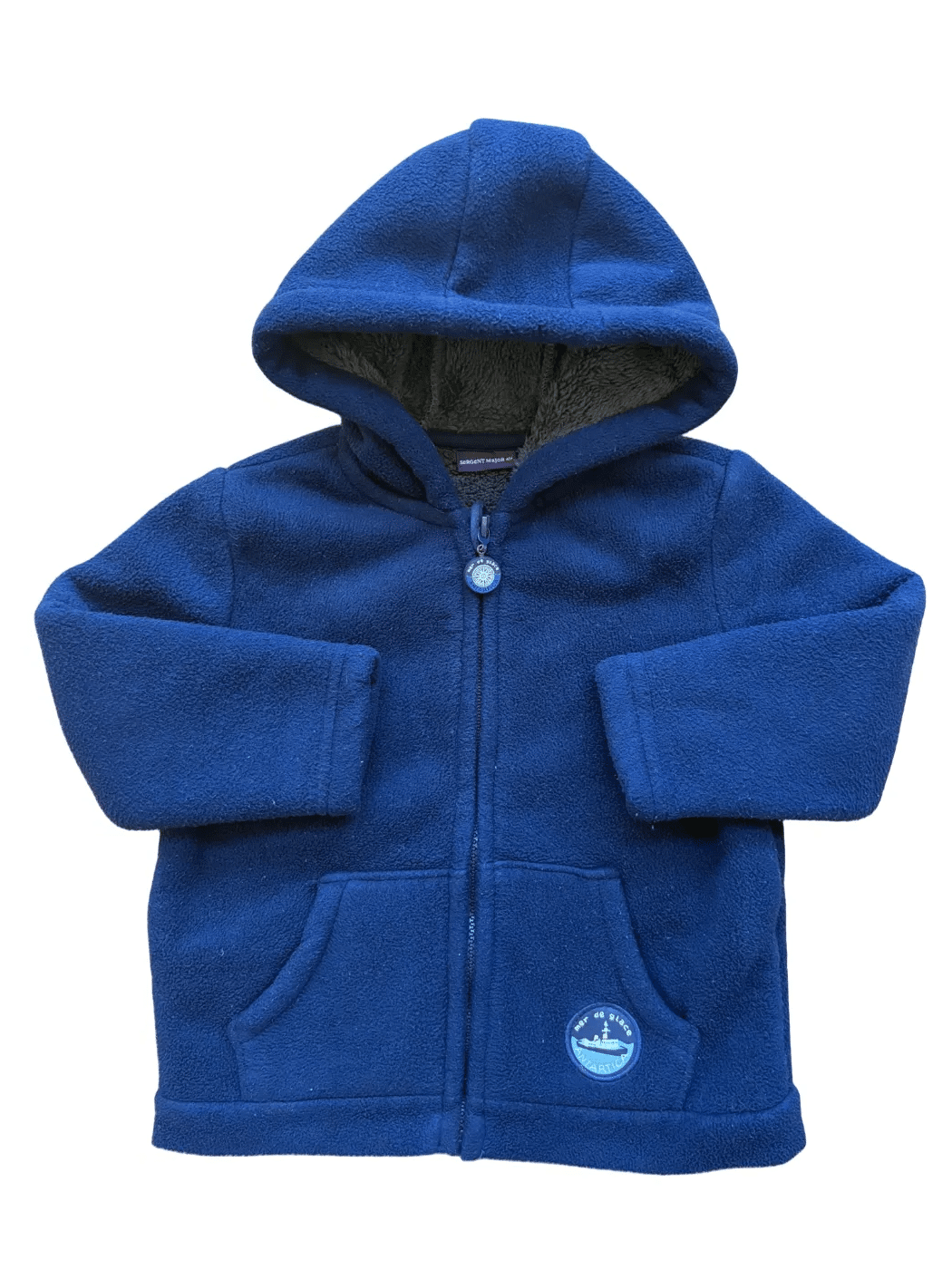 Sergent Major marineblauer Fleece-Reißverschluss-Cardigan (3 Jahre / 98 cm)