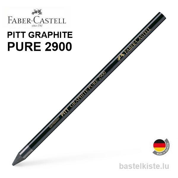 FABER-CASTELL Crayon graphite PITT GRAPHITE PURE - dureté 6B