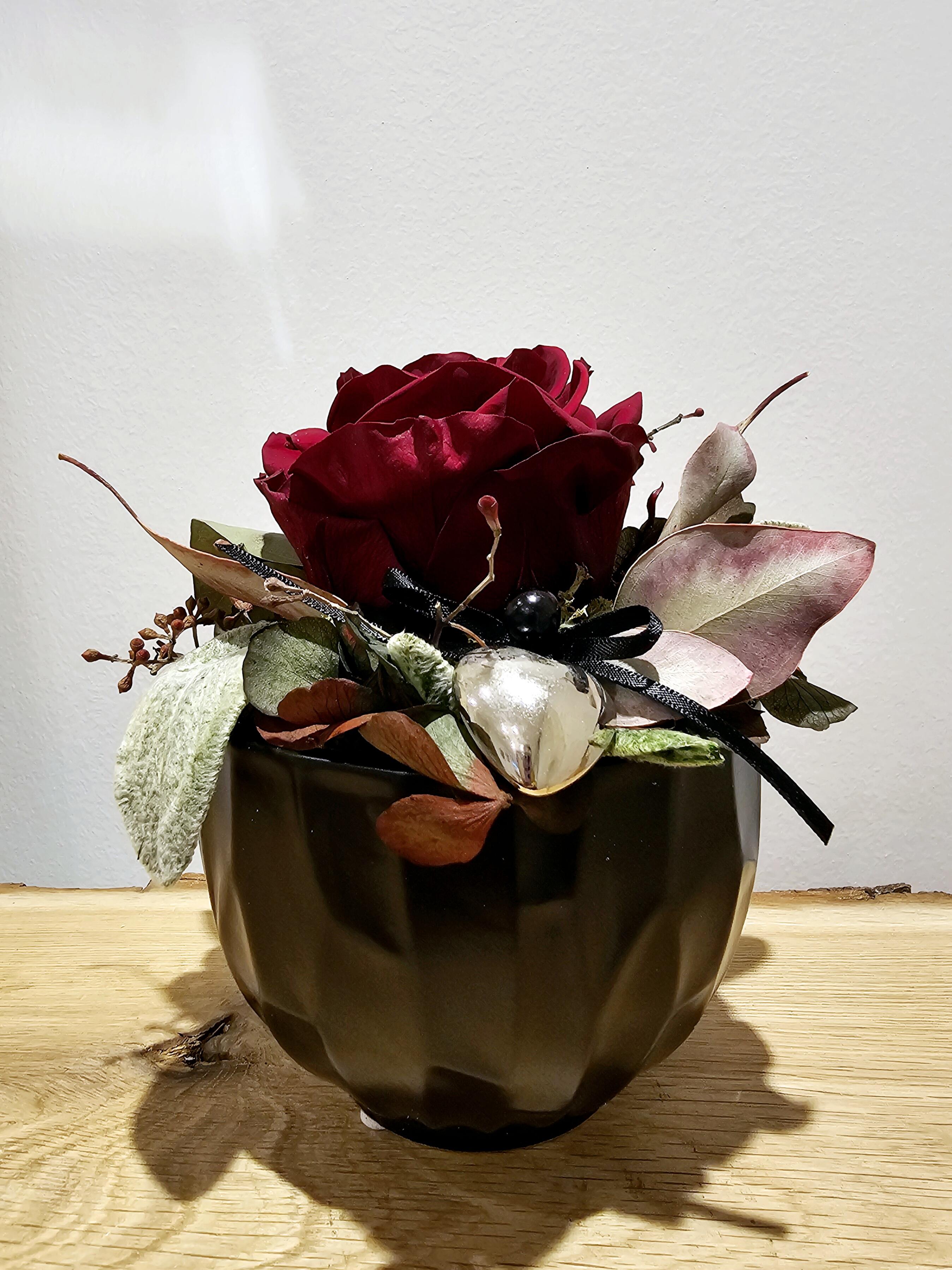 Fleurs: Infinity Rose XXL - black