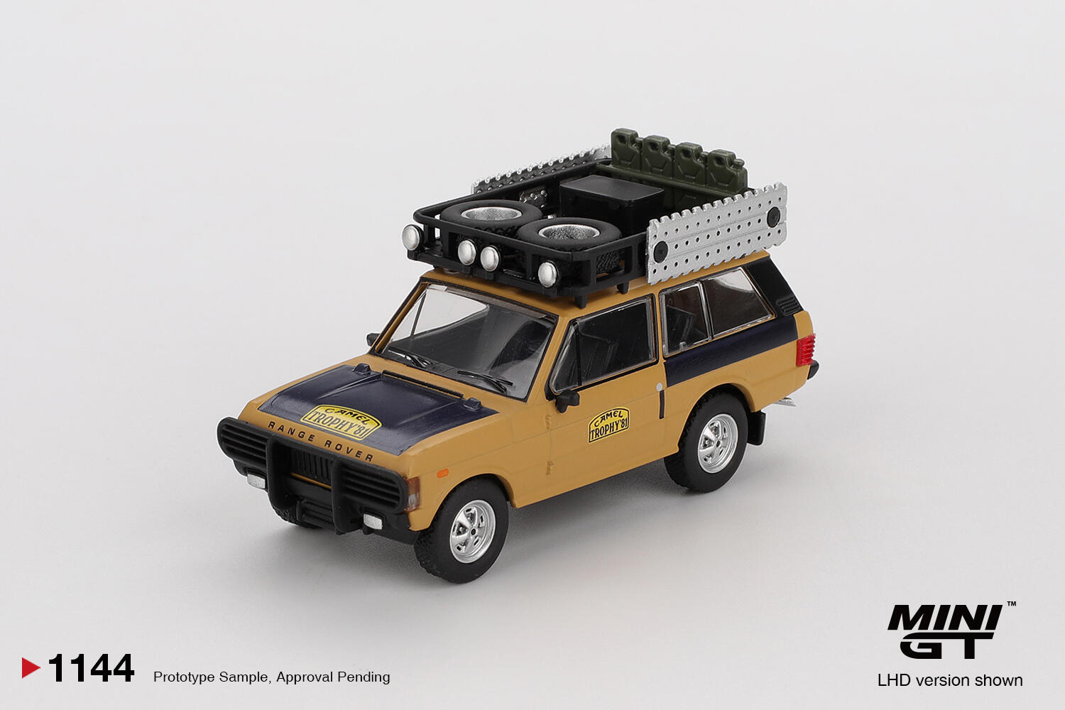 [Précommande] Mini GT - #MGT01105-L - Range Rover 1981 Camel Trophy Sumatra Winner - C.Swoboda & K.Mentel - 1/64