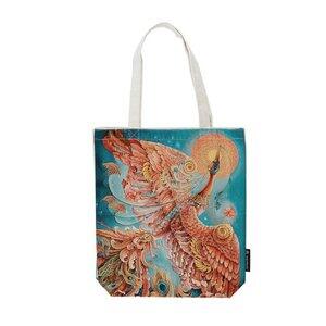 PA9754-9: Sacs en toile Les Oiseaux du Bonheur - Sac en toile Oiseau de Feu