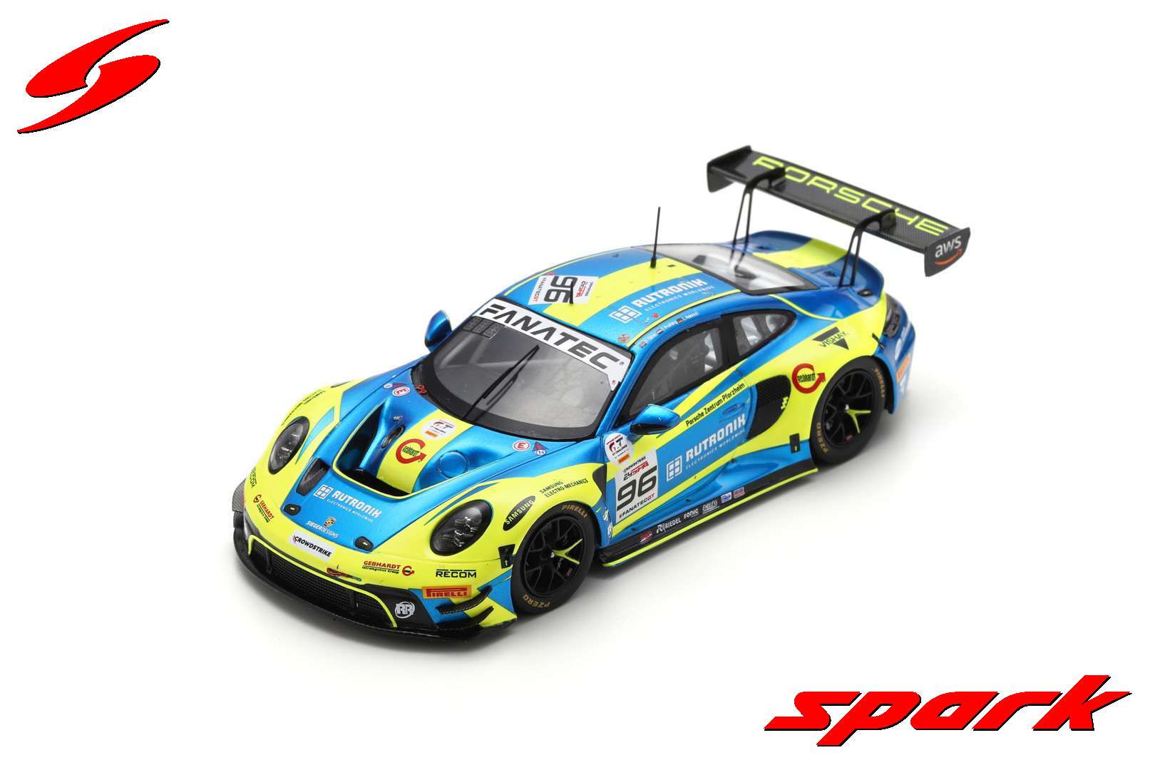 Spark Spark Models SB702 Porsche 911 992 GT3 R N°96 | Letzshop