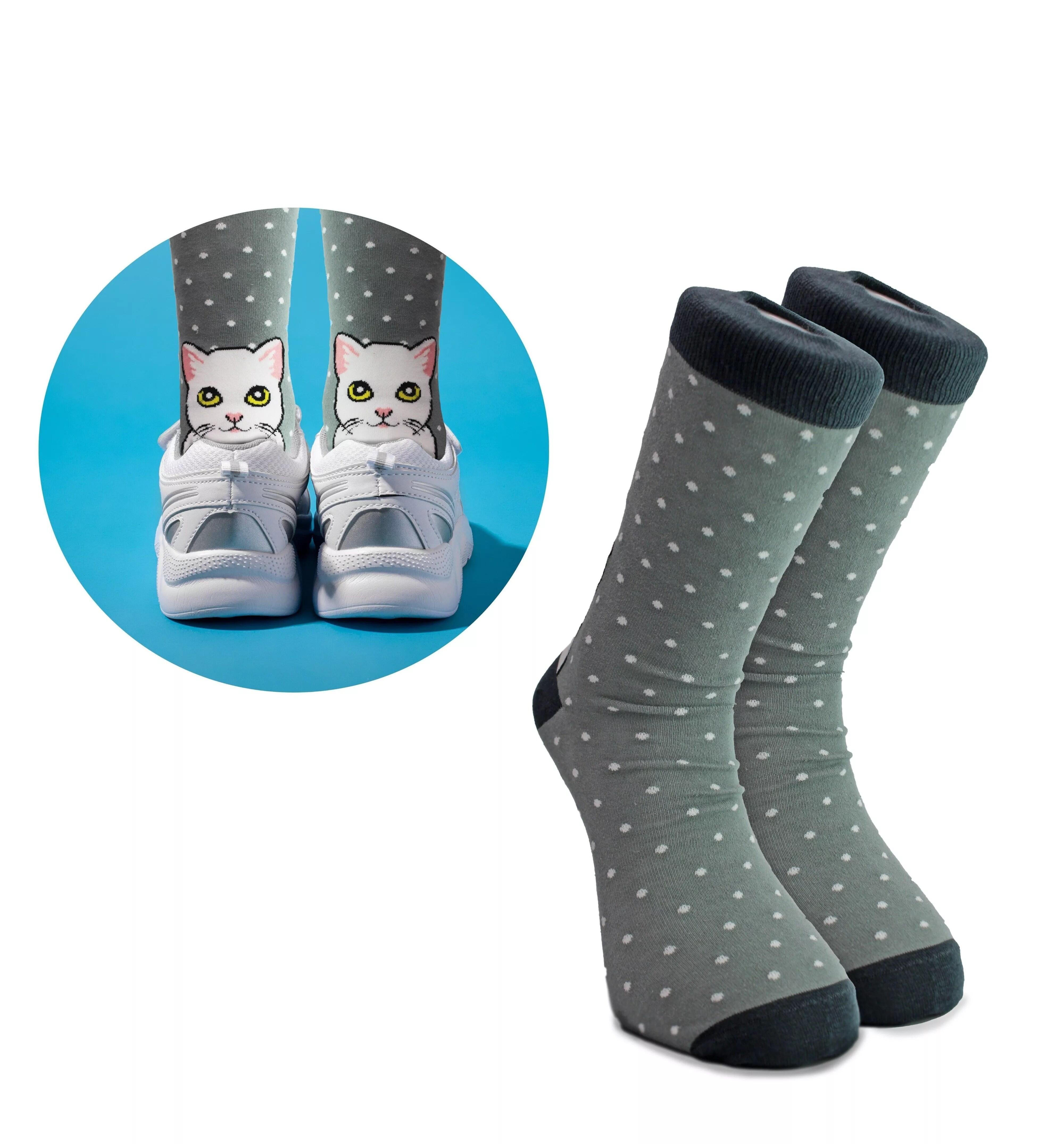 Katzen Socken S/M 36-40